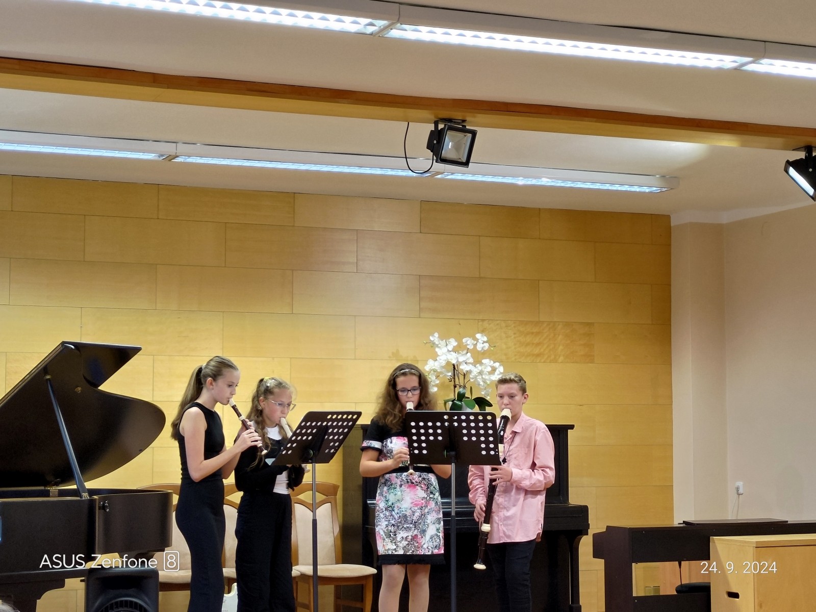 Koncert žáků k zahájení školního roku 24.9.2024