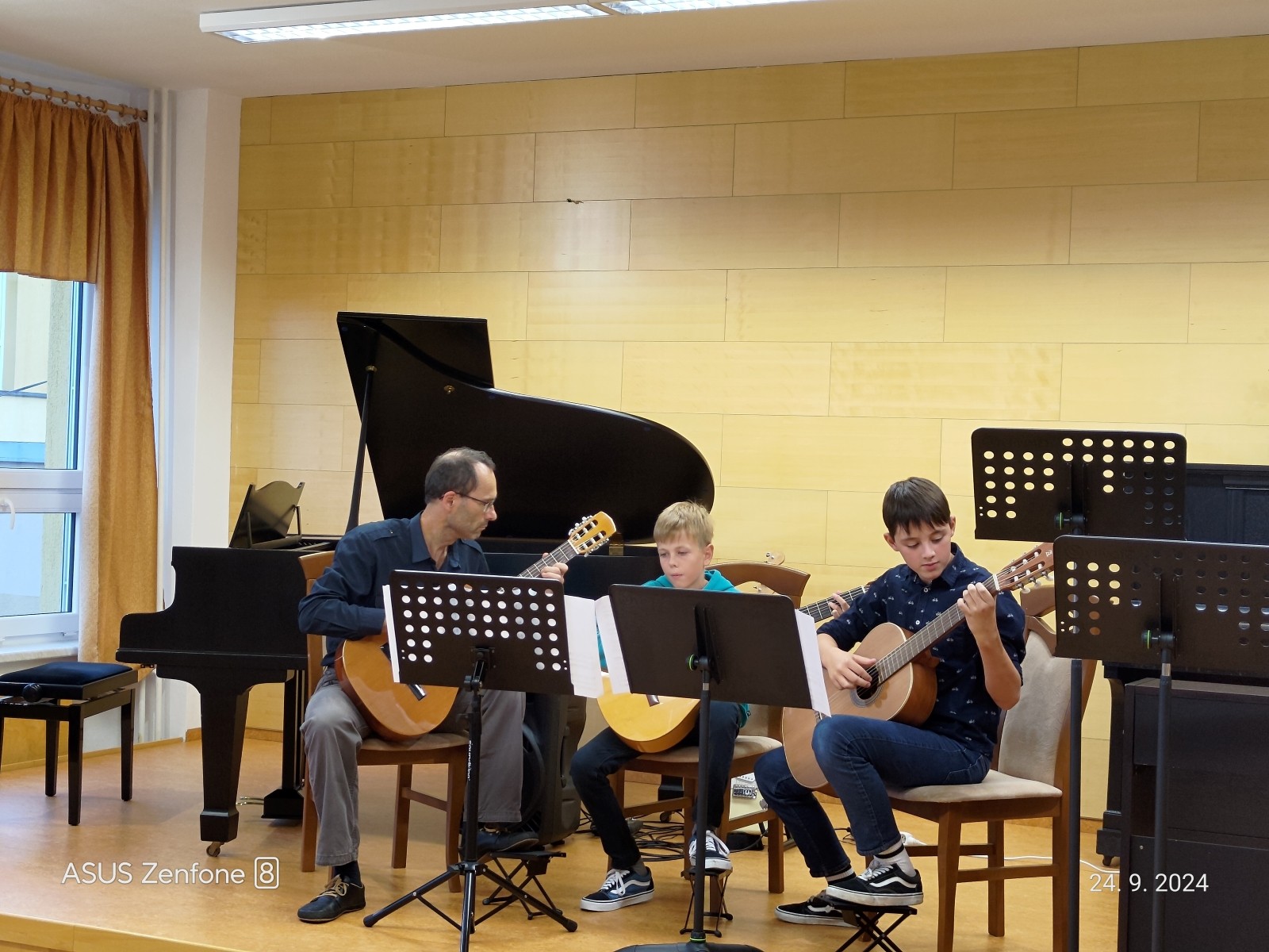 Koncert žáků k zahájení školního roku 24.9.2024