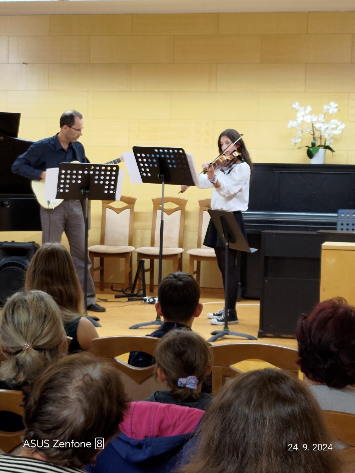 Koncert žáků k zahájení školního roku 24.9.2024