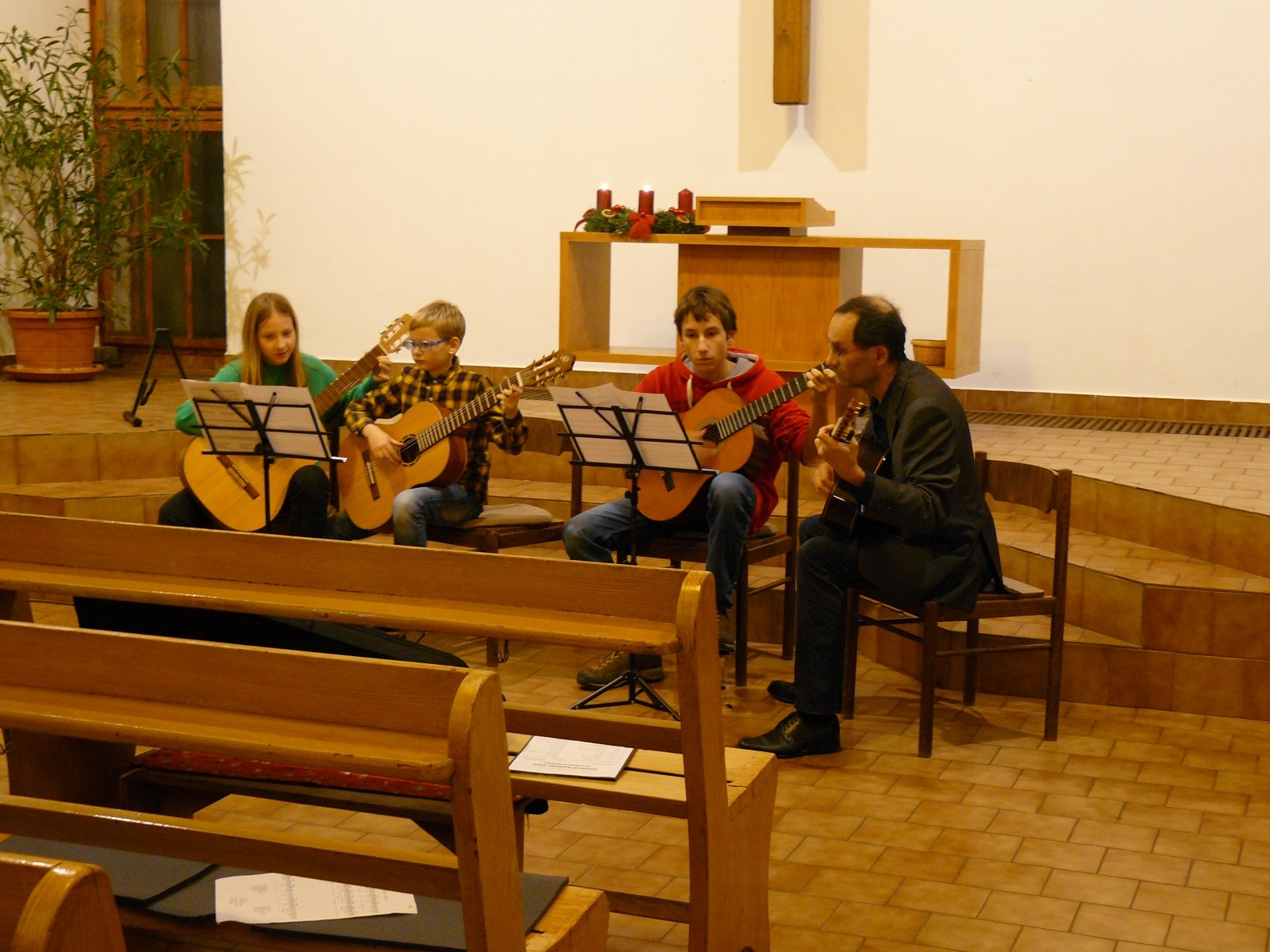 Adventní koncert žáků 16.12.2024 - pobočka Husinec